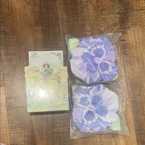 Floral Notepad and napkins Set